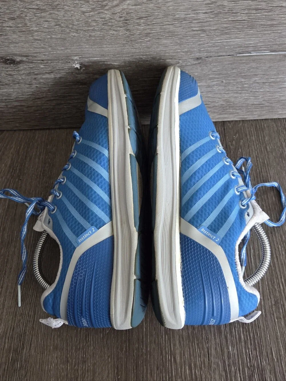 Altra Instinct 2.0 Men's Running Shoes - Blue/White/Silver - Zero Drop - Sz 7.5